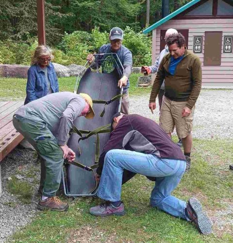 Fitting the wheel